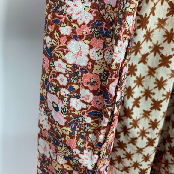 Universal Thread Dress Patchwork Floral Sleeveless Tiered Maxi NWT - Picture 7 of 13